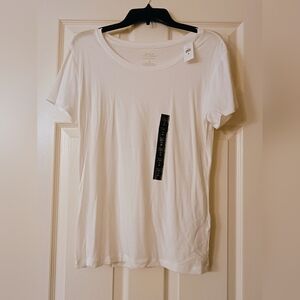 Banana Republic White Short Sleeve Tee